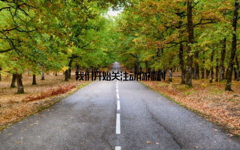 我们开始关注动物福利