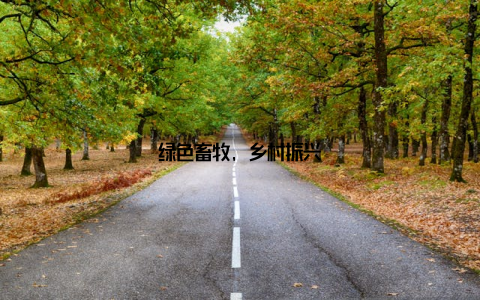 绿色畜牧, 乡村振兴