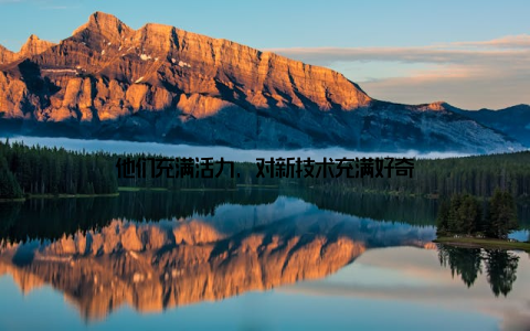 他们充满活力, 对新技术充满好奇