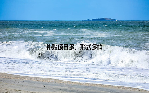 补贴项目多, 形式多样