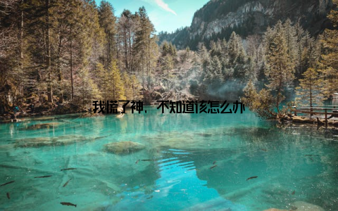 我慌了神, 不知道该怎么办